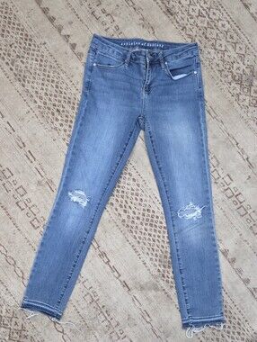 Articles Of Society Light Blue Skinny Jeans with Knee Rips